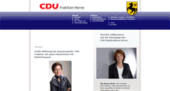Desktop Screenshot of cdu-fraktion-herne.de